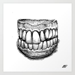 Dentures Art Prints For Any Decor Style Society6