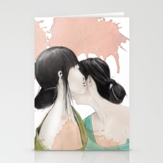 tell me a secret Stationery Cards