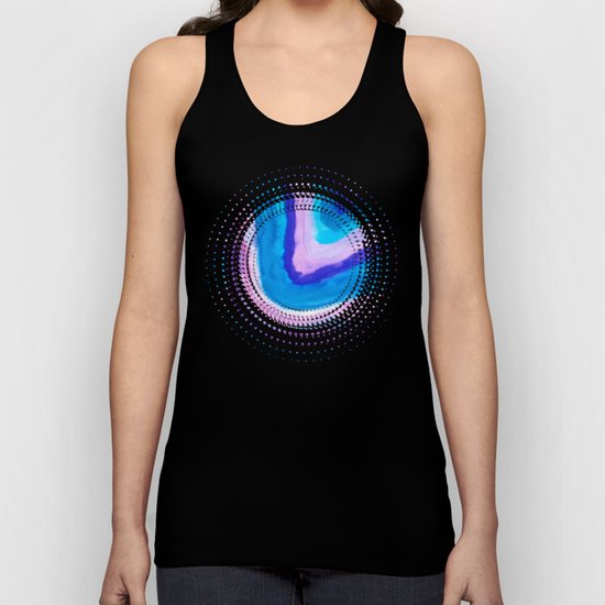 AGATE Inspired Watercolor Abstract 11 Unisex Tank Top