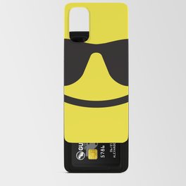 Smiling Sunglasses Face Emoji Android Card Case