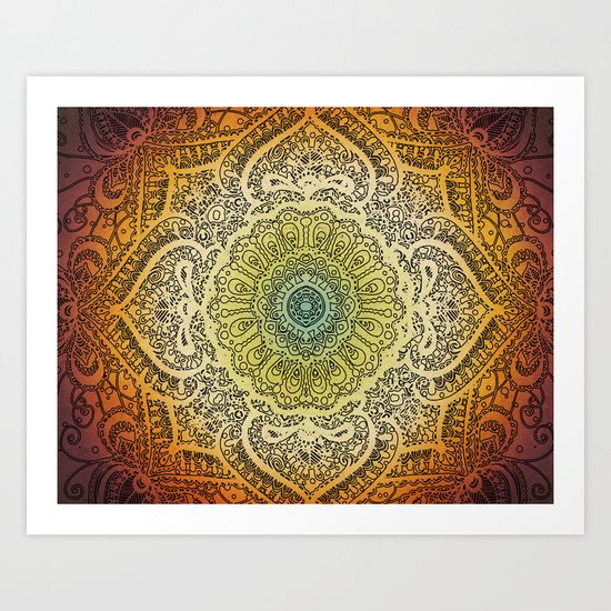 Bohemian Lace Art Print
