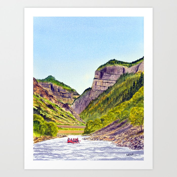 Glenwood Canyon Colorado Art Print
