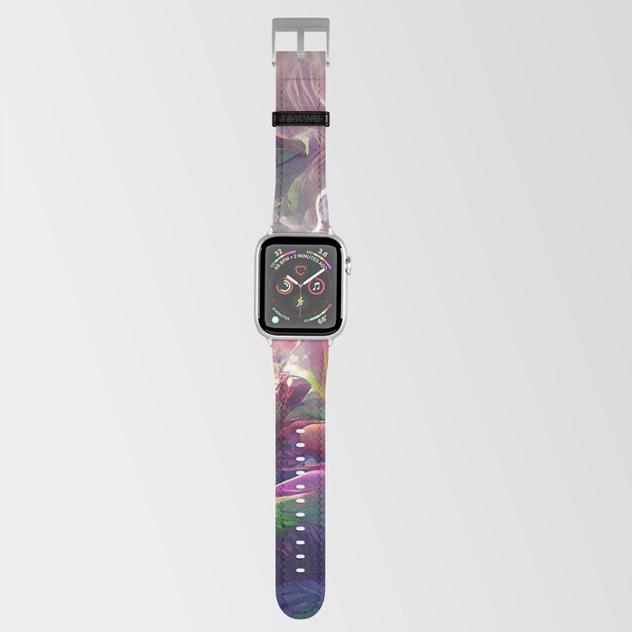 "Contemplative Stoner" • Unique Boho Semi-Abstract Art • Perfect For Stoner/Tripping/Chill Rooms Apple Watch Band