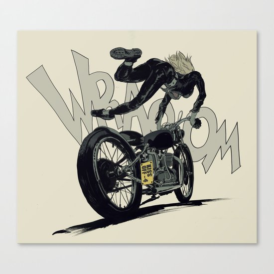 Vraoom! Canvas Print