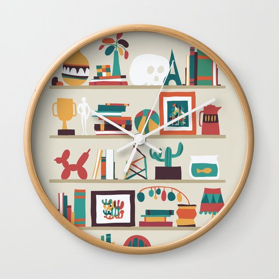 The shelf Wall Clock