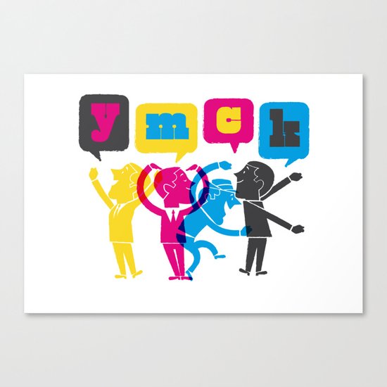 YMCK Canvas Print
