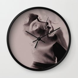 Rocky Horror Picture Show Tim Curry frank n furter - Black & White Wall Clock