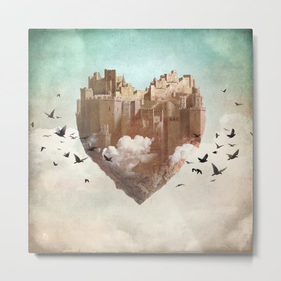 My Heart Is My Castle Metal Print