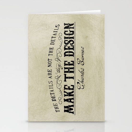 The Details are not the Details Stationery Cards