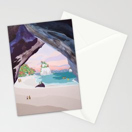 Cathedral cove Stationery Cards