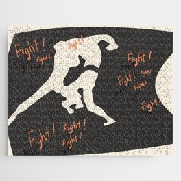 Fight cut out Jigsaw Puzzle