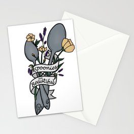 Spoonies are Beautiful Stationery Card