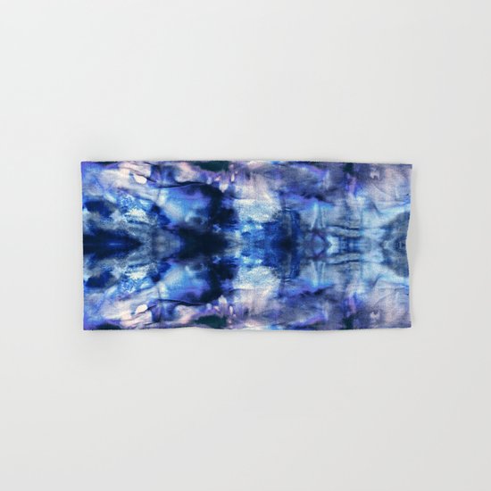 Blue Lagoon Tie-Dye Hand & Bath Towel