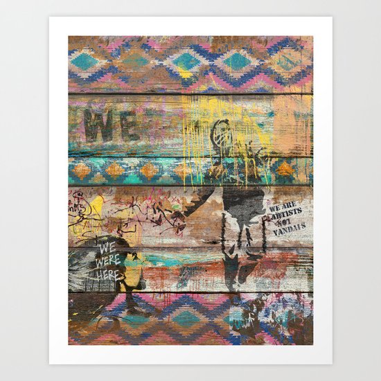 Art isn't a Crime (Molotov Cocktail) Art Print