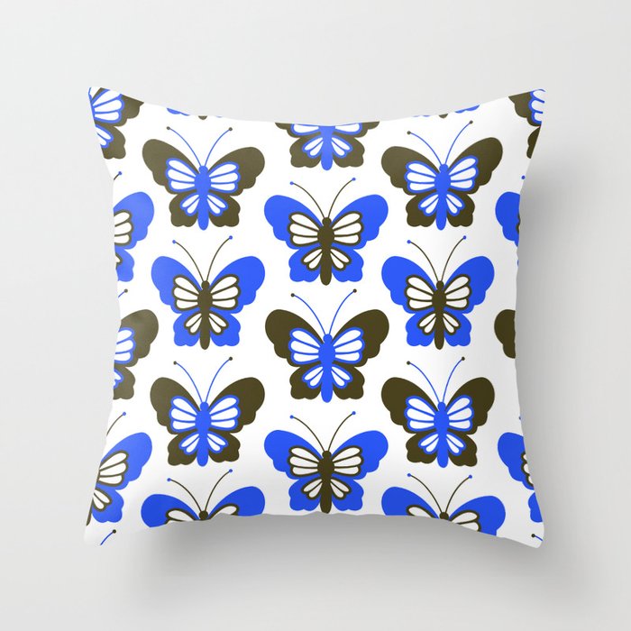 Cute Butterfly Pattern Throw Pillow