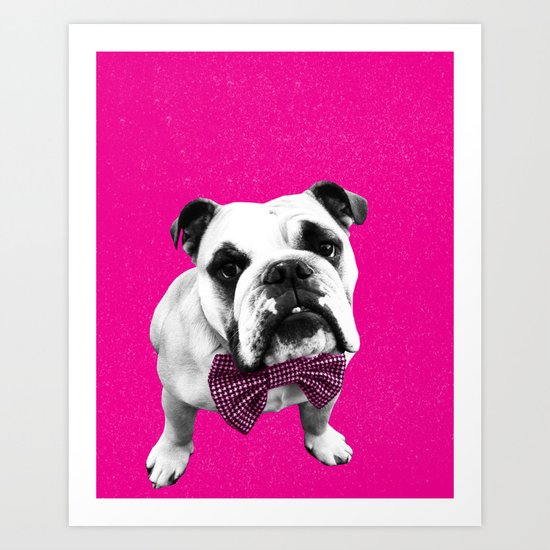 Pink Bowser Art Print