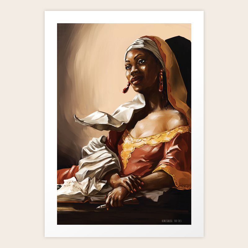 The Poetess Art Print By Reinedibussi Society6