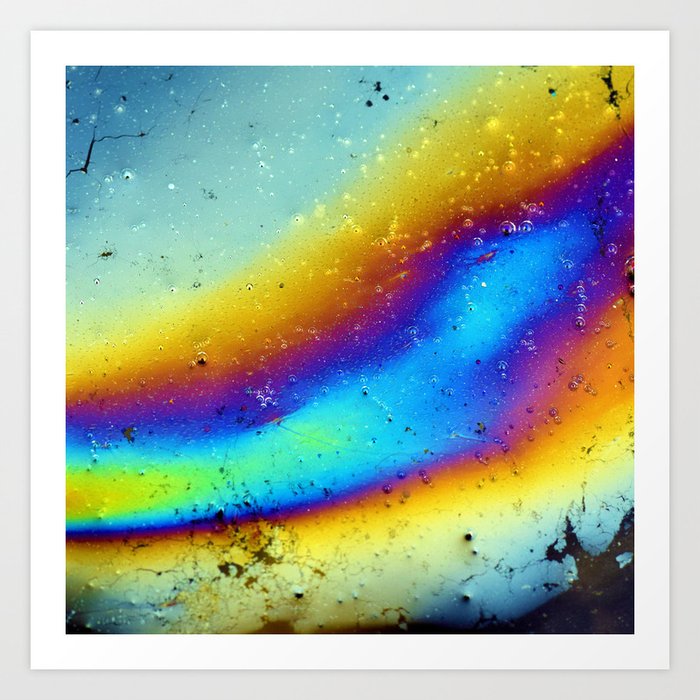 Oil Spill Art Print