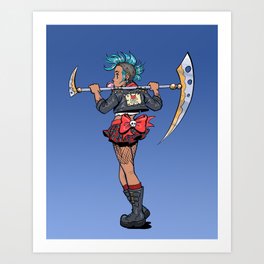 Magical Girl Punk Art Print