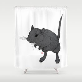 Gerbil Off Shower Curtain