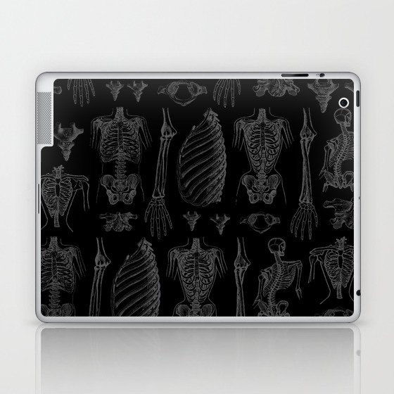 Anatomy Black & Gray Laptop & iPad Skin