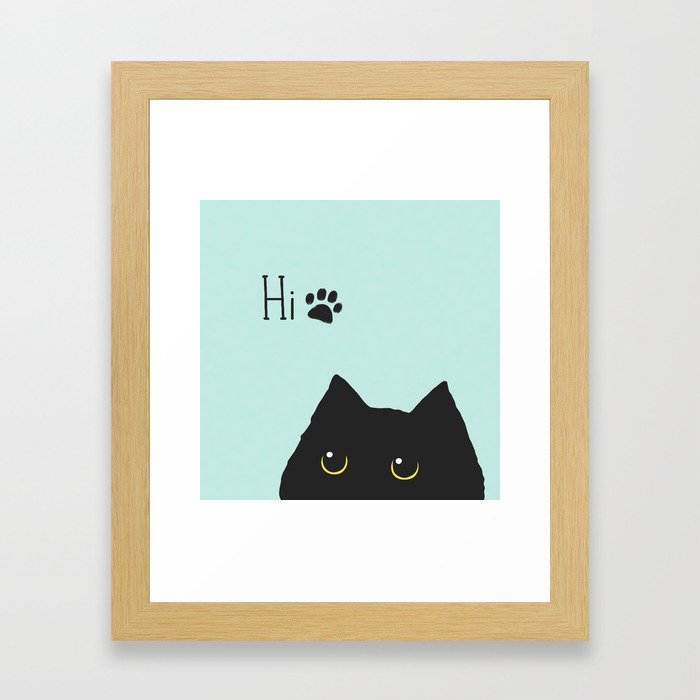 Pleased To Meet You Framed Art Print