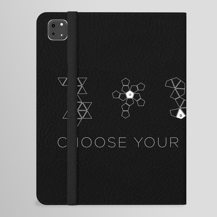 Choose Your Weapon Wisely iPad Folio Case