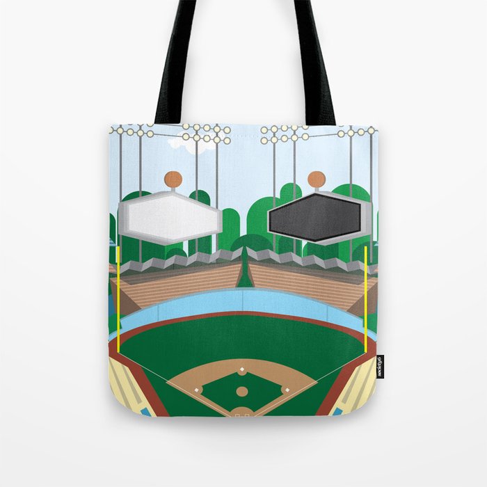 Dodger Stadium Tote Bag by Eric J. Lugo
