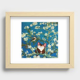 Almond Blossoms Recessed Framed Print