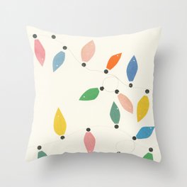 Fairy Lights Throw Pillow