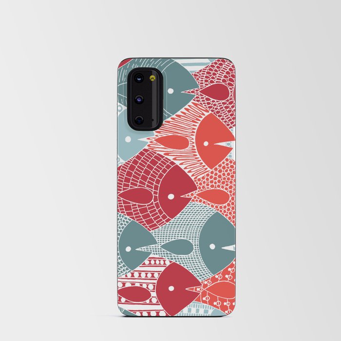 Fish Overlap Pattern Android Card Case