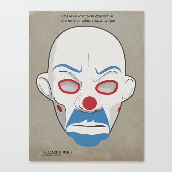 Dark Knight Movie Poster. Canvas Print