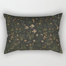 Old World Florals Rectangular Pillow