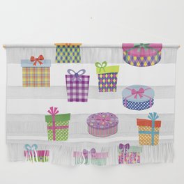 Plaid Gifts  Wall Hanging