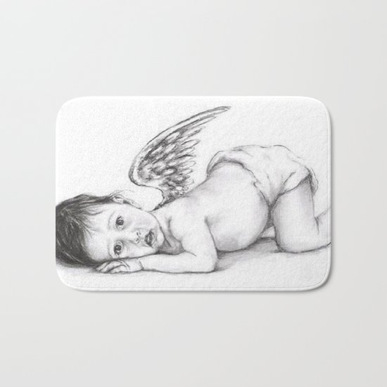 My sweet little angel Bath Mat