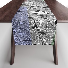 TOKYO Japan - collage city map Table Runner