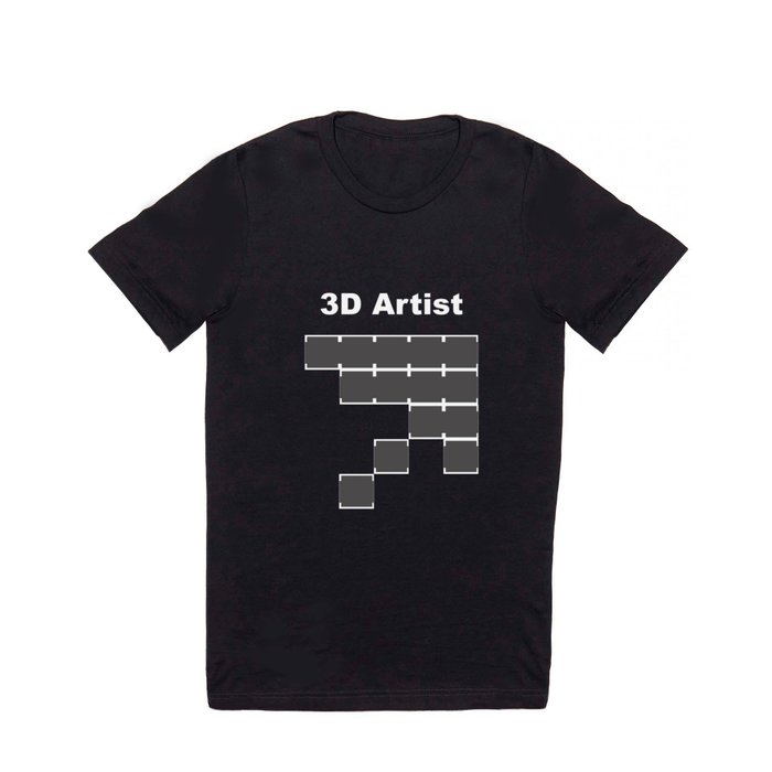 låne artilleri Burma 3D Artist T Shirt by Khaled Alkayed | Society6
