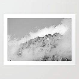 Misty Mountains Art Print
