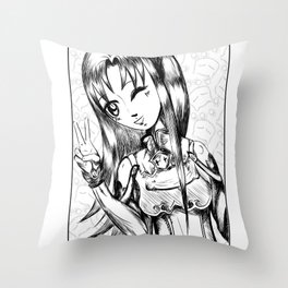 Asuna Throw Pillow