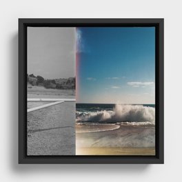 California Split Framed Canvas