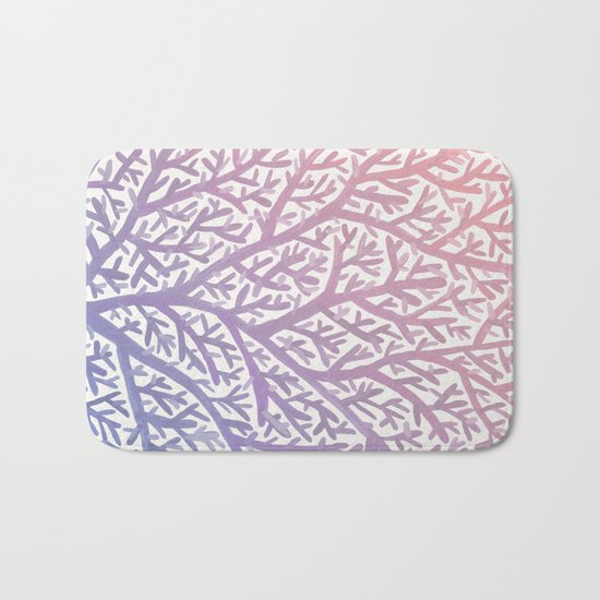 Fan Coral – Rose Quartz & Serenity Bath Mat