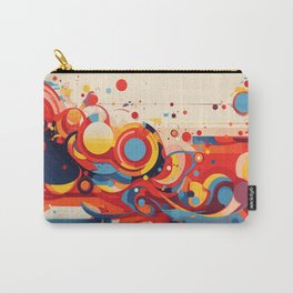 Botanical Tapestry Abstract Art Carry-All Pouch