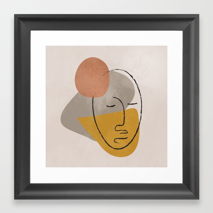 Portrait 3 Framed Art Print by cityart7 Society6