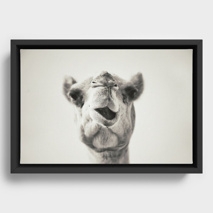 Camel Framed Canvas