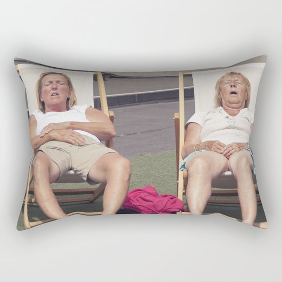 catching flies... Rectangular Pillow