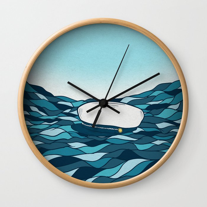 Lost at sea Wall Clock