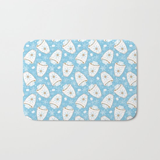 Snowing Marshmallows Bath Mat