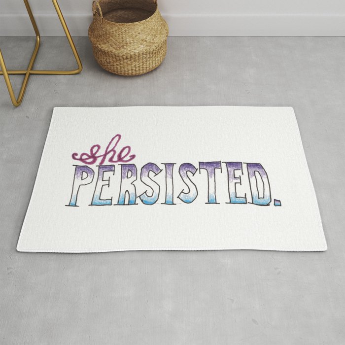She Persisted Rug