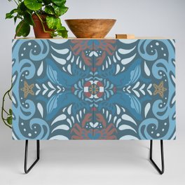 Whale Crabby Time Credenza