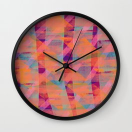 CrissCross textures Wall Clock